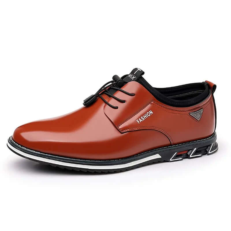 Men's Pointed Toe Casual Lace-Up Shoes