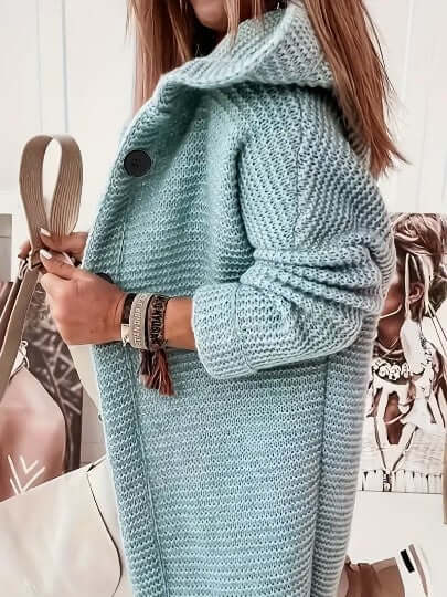 Women's Loose Hooded Cardigan