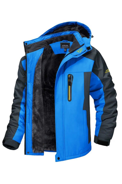 Men's Waterproof Fleece-Lined Winter Jacket