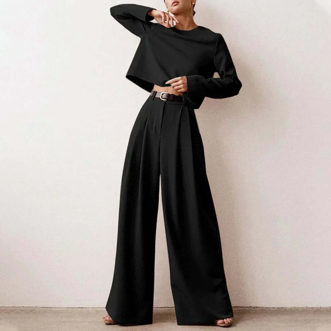 Women's Two-Piece Palazzo Set