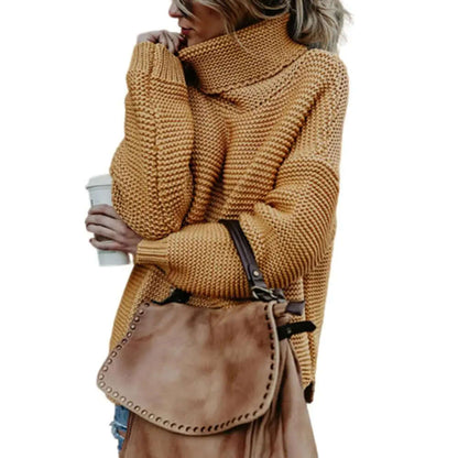 Women's Loose Roll Neck Sweater