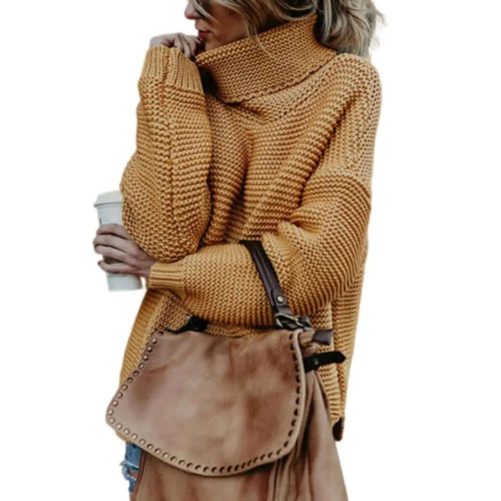 Women's Loose Roll Neck Sweater