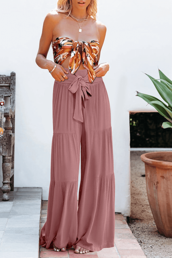 Women's Loose High Waist Wide Leg Pants