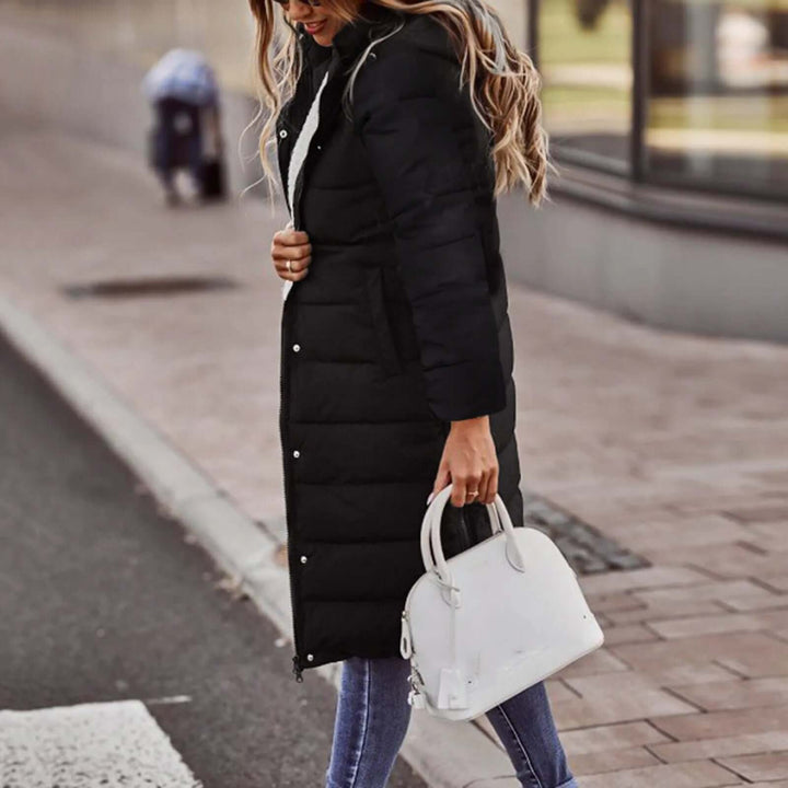 Women's Padded Winter Coat with Hood