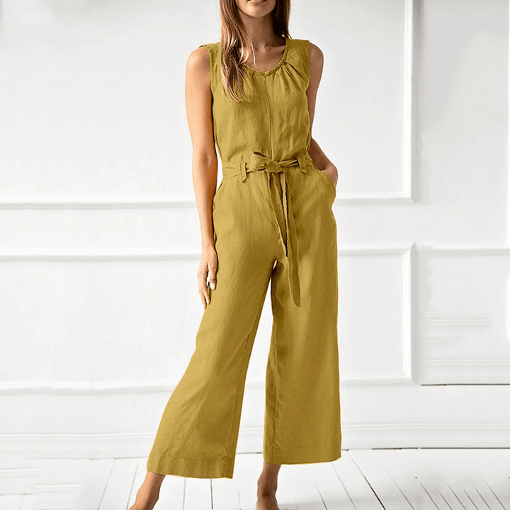 Women's Relaxed Wide Leg Jumpsuit