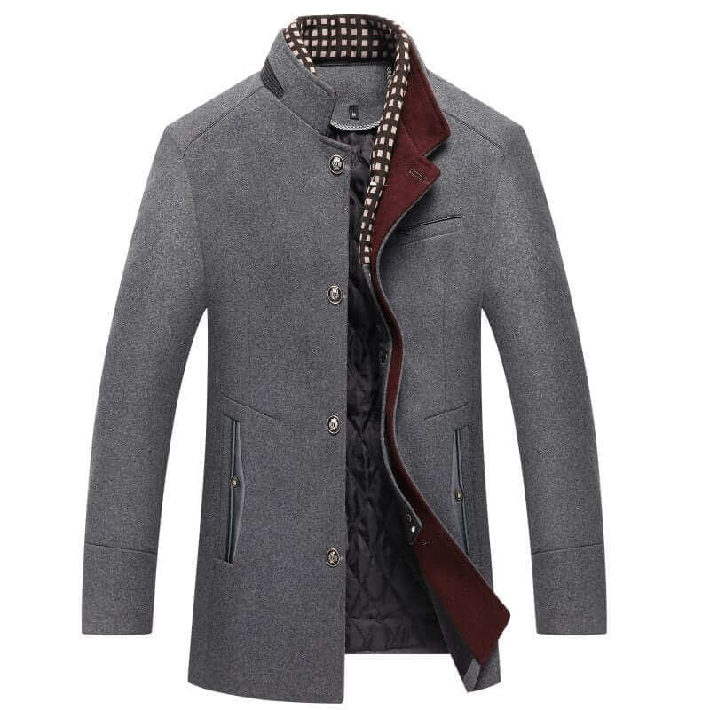 Men's Slim Fit Wool Winter Coat