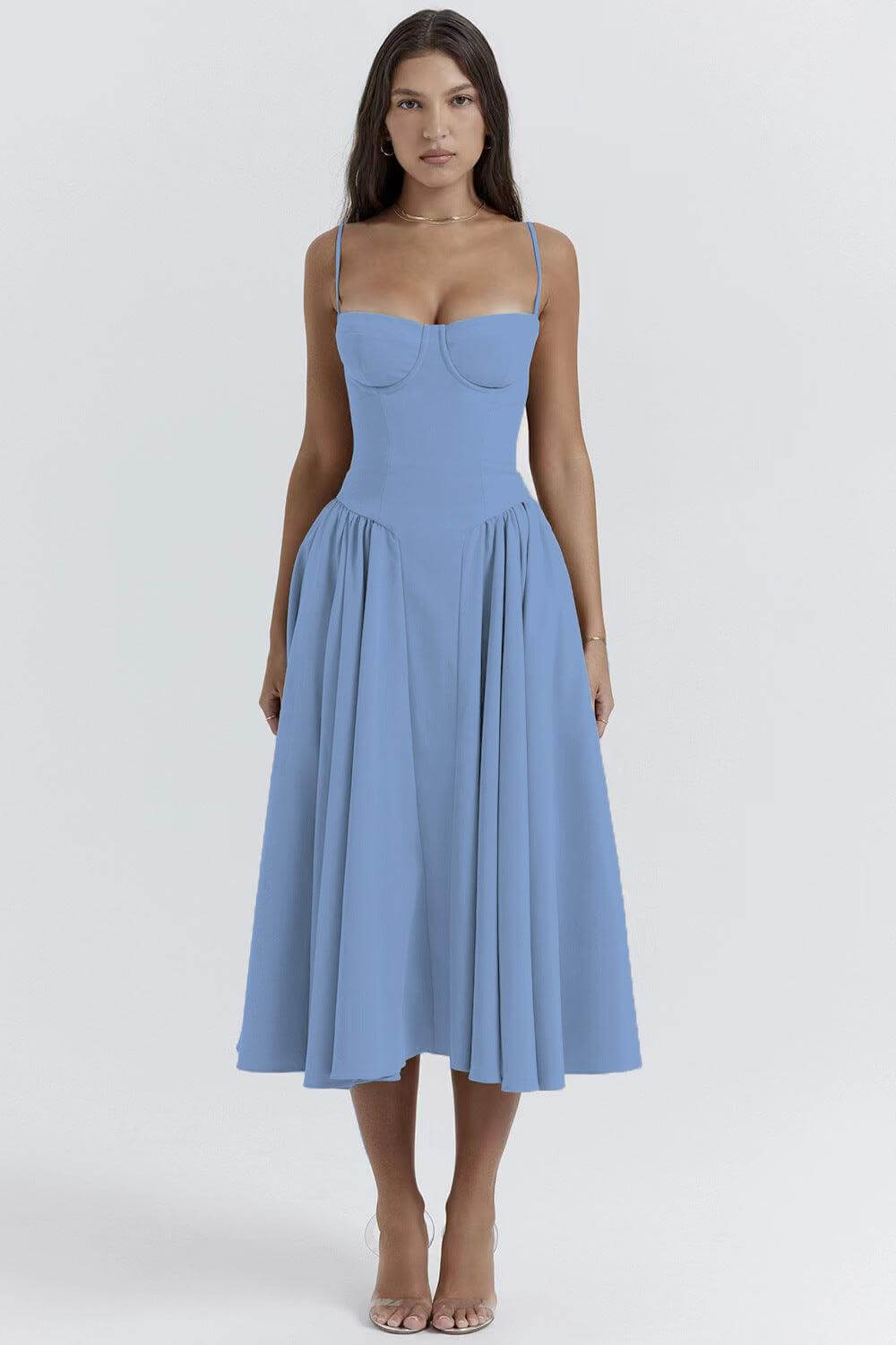 Women's Vintage Midi Dress