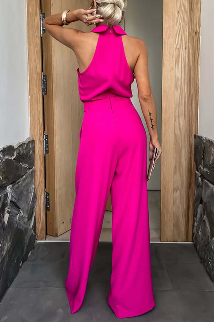 Women's Casual Loose Fit Pocket Jumpsuit