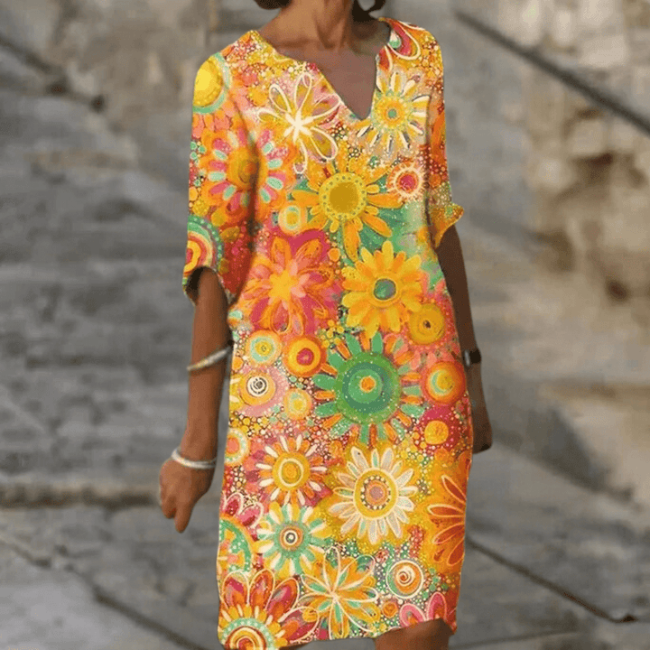 Women's Floral Midi Dress