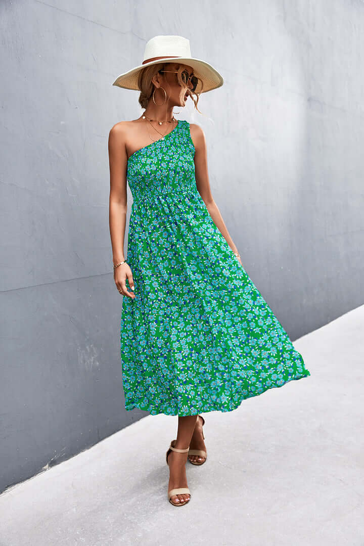Women's Floral Off-Shoulder Dress