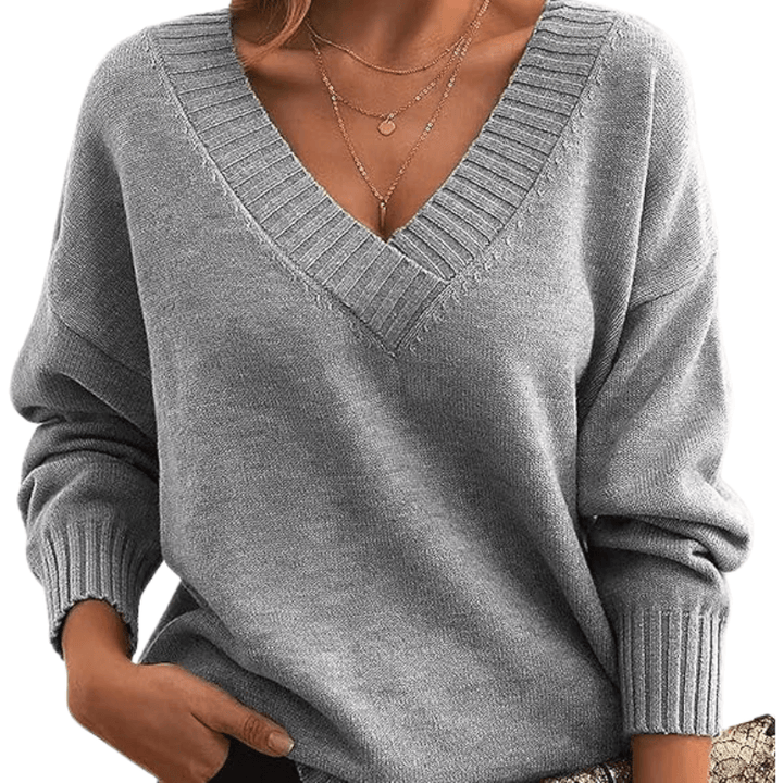 Women's V-Neck Cashmere Sweater