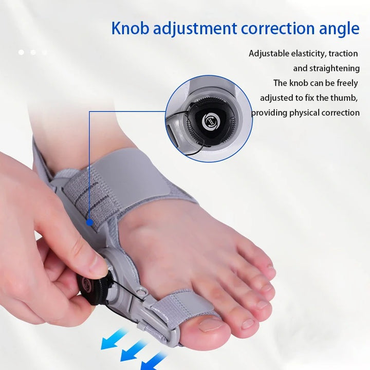 BunionEase Adjustable Relief Brace for Hallux Valgus Pain