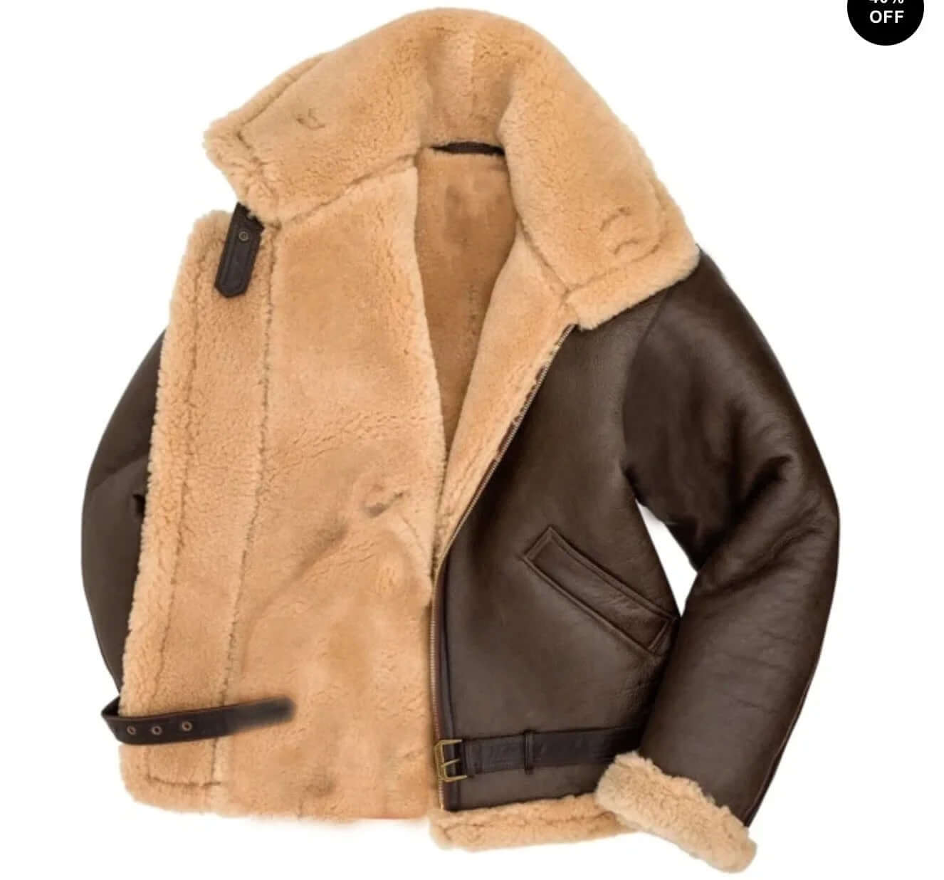 Shearling Sheepskin Flying Jacket