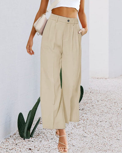 Women's Elegant Wide-Leg Trousers
