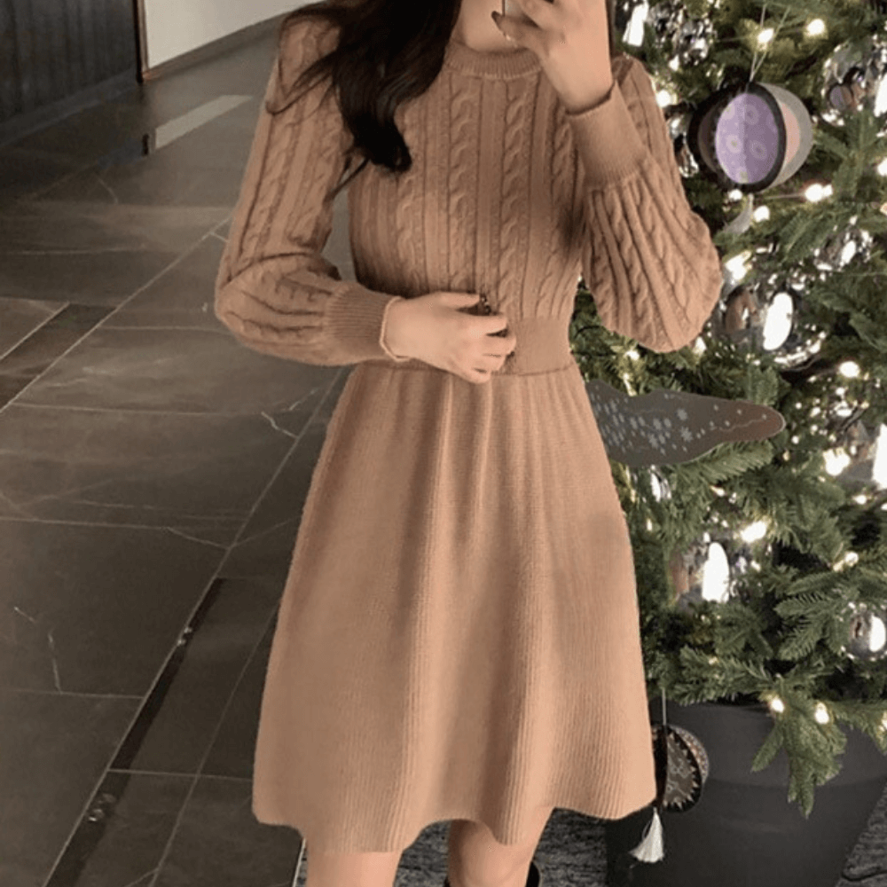 Women's Knitted Midi Dress