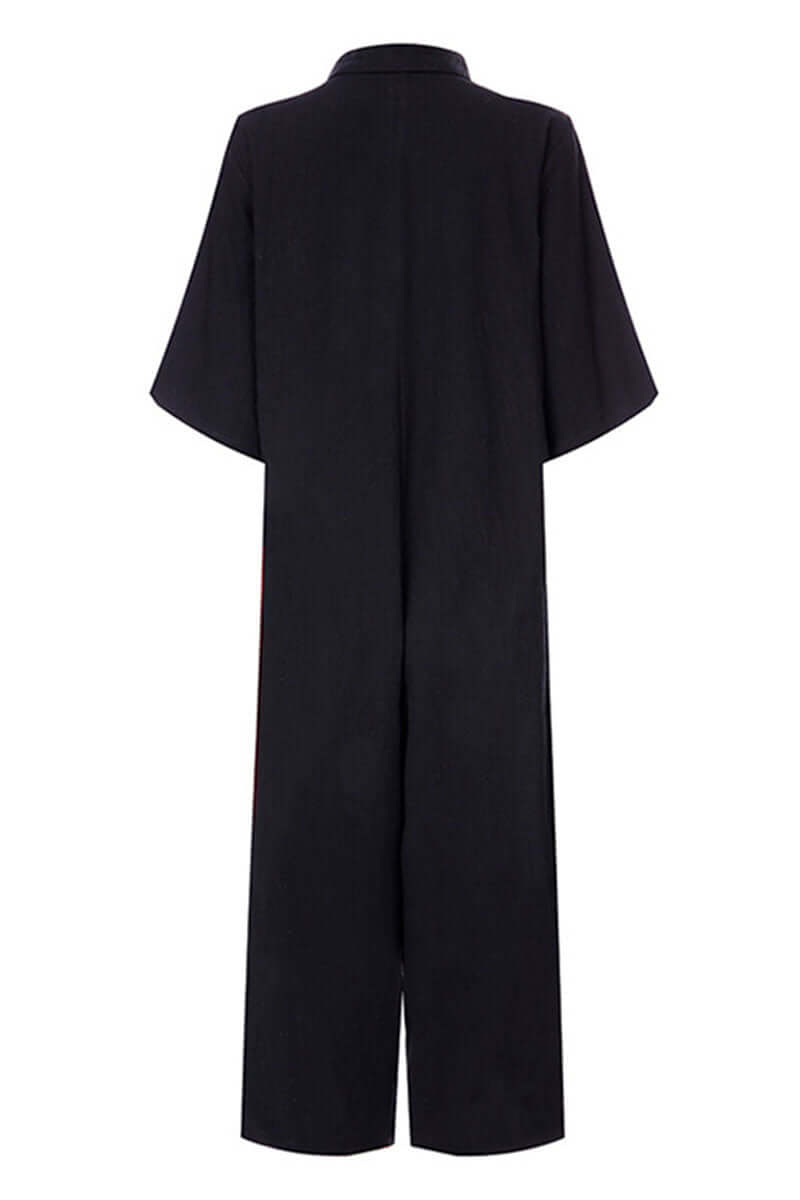 Women's Relaxed Notch Collar Jumpsuit
