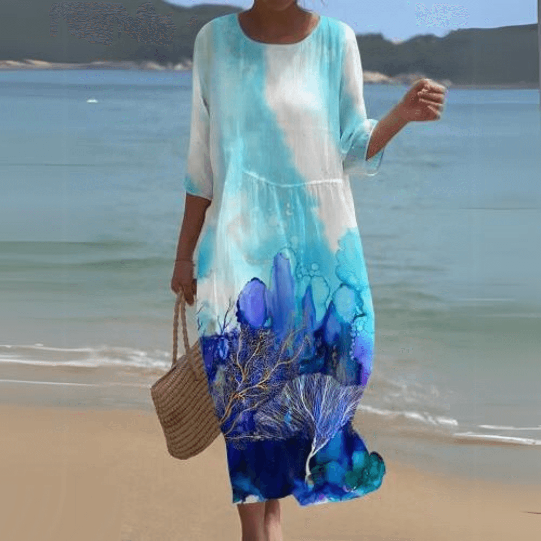 Women's Flowy Midi Dress