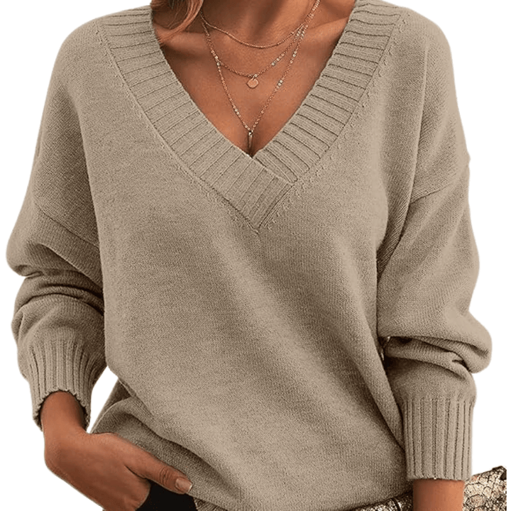 Women's V-Neck Cashmere Sweater