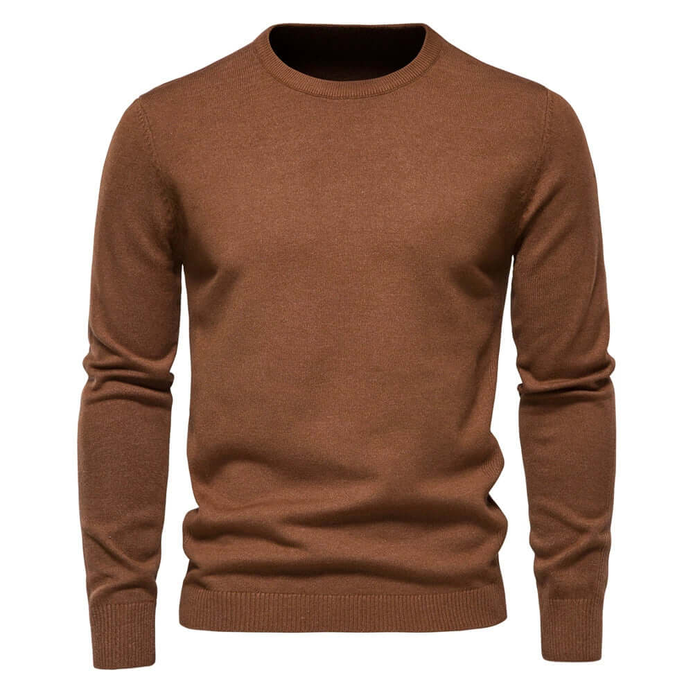 Men's Knitted Sweater - Warm Pullover for Autumn & Winter