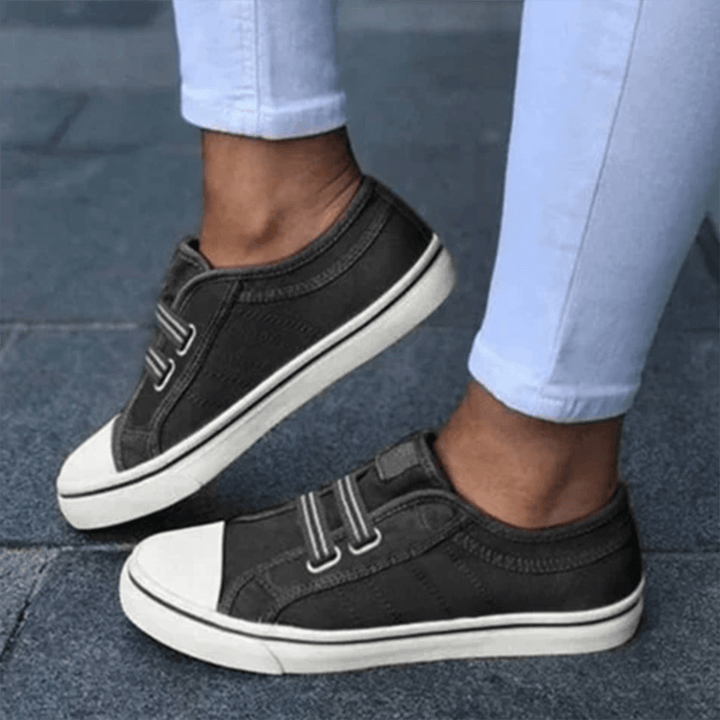 Women's Slip-On Trainers Elastic Casual Shoes
