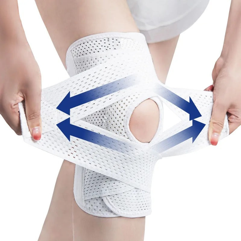 Unisex FlexGuard Knee Pads with Support Springs & Strap