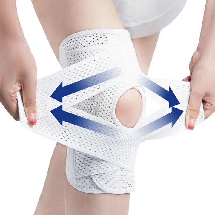 Unisex FlexGuard Knee Pads with Support Springs & Strap
