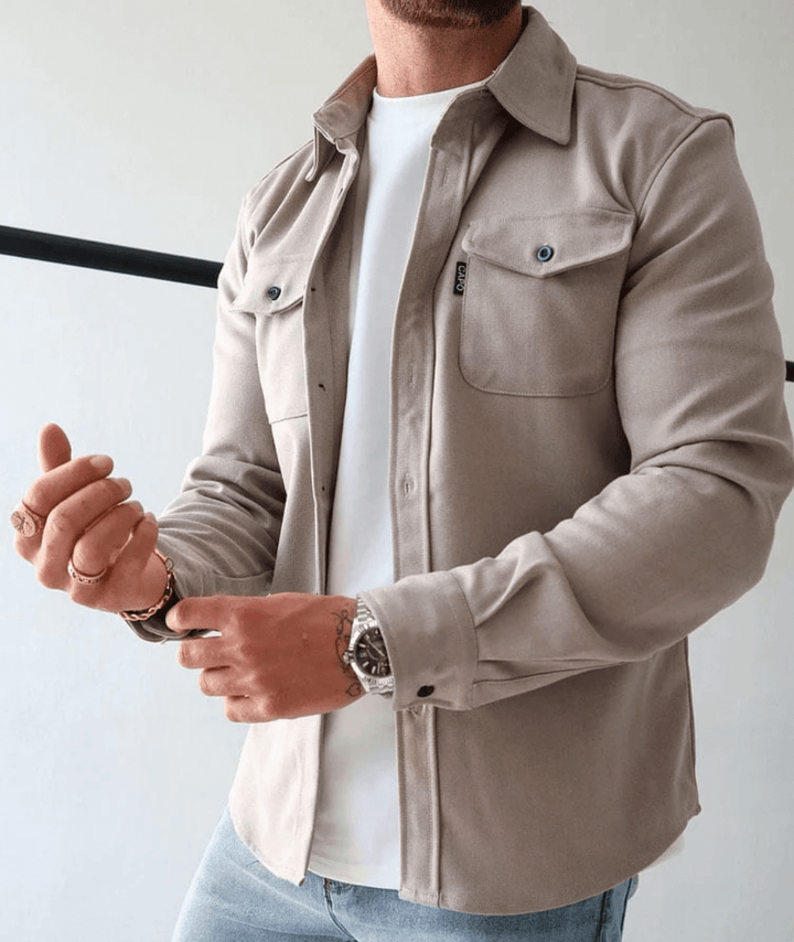 Modern Men's Shirt Jacket