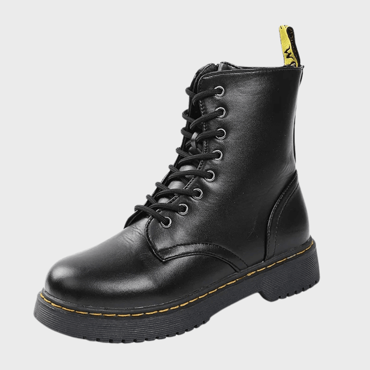 Comfortable Ladies Lace-Up Ankle Boots