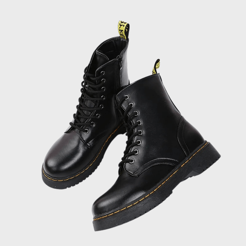 Comfortable Ladies Lace-Up Ankle Boots