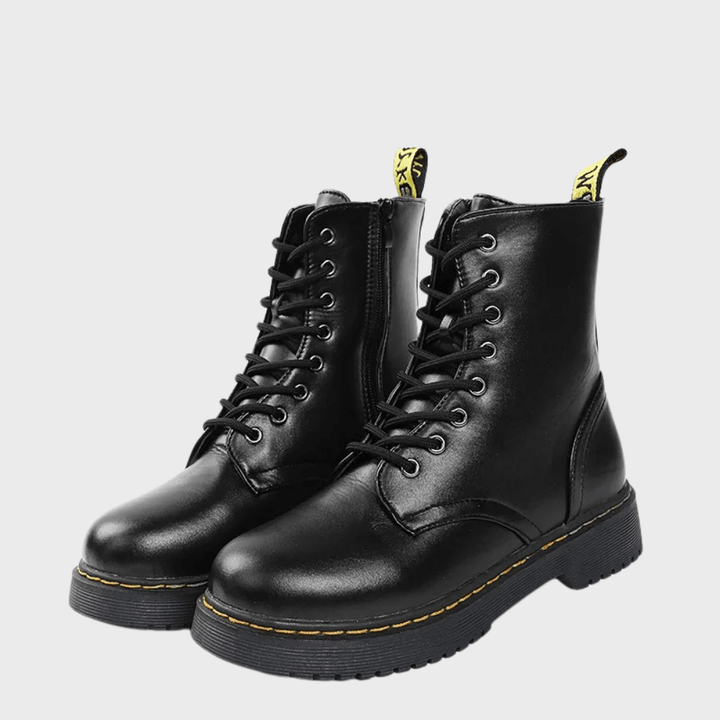 Comfortable Ladies Lace-Up Ankle Boots