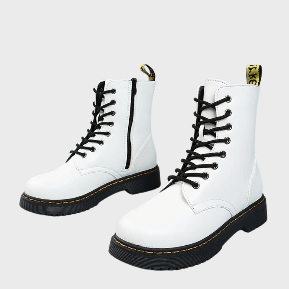 Comfortable Ladies Lace-Up Ankle Boots
