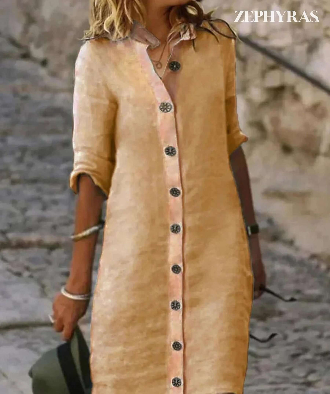Summer Button-Down Dress