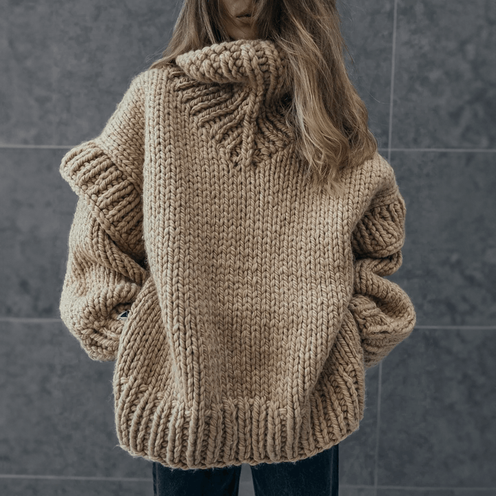 Women's Oversized Turtleneck Sweater
