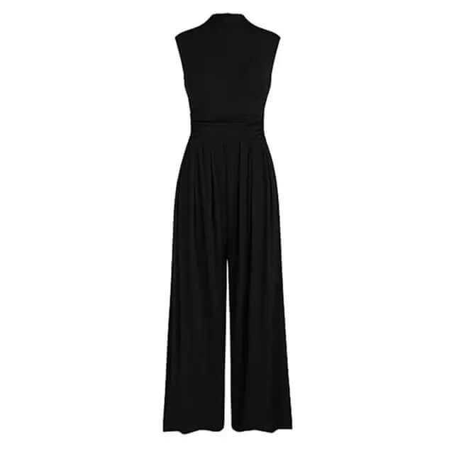 Women's Elegant Formal Wide-Leg Jumpsuit