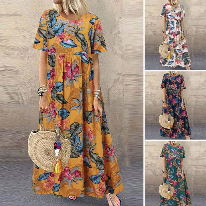 Floral Maxi Summer Boho Dress