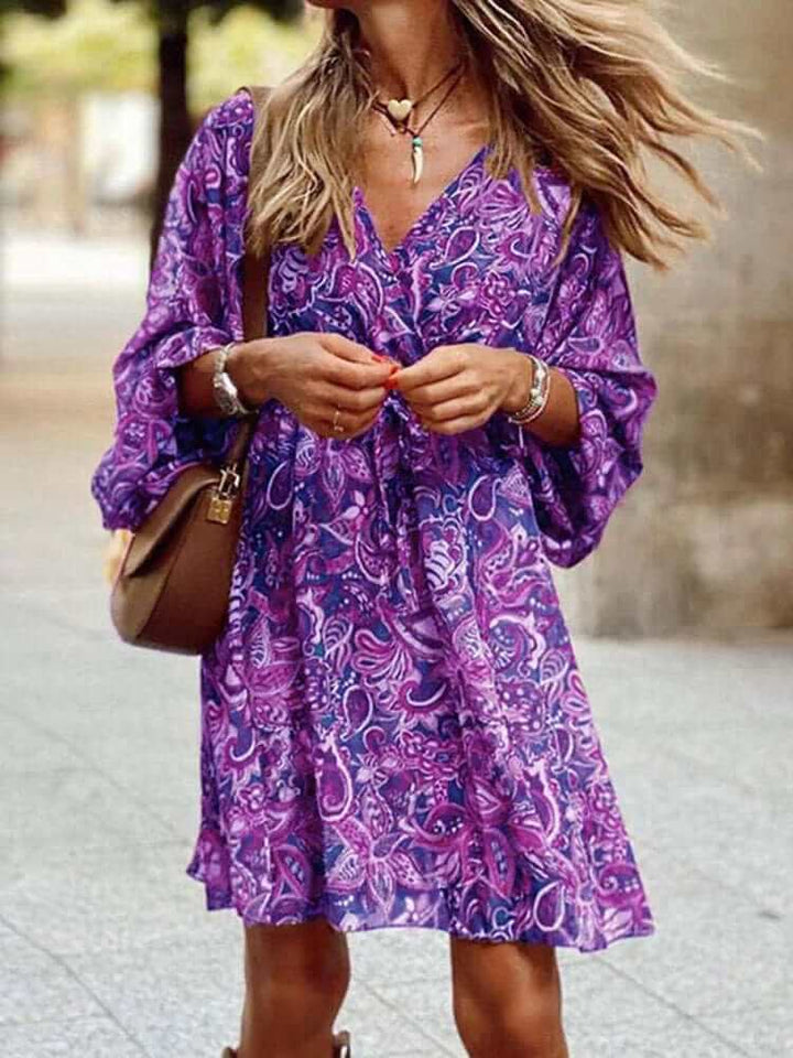 Vintage Mini Dress - Summer Dress