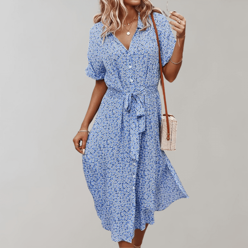 Summer Midi Dress - Polyester