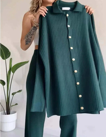 Women's Knitted Two-Piece Set