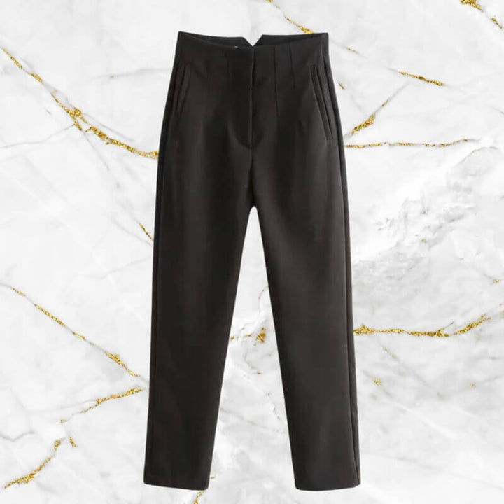 Women's Vintage High-Waist Pencil Pants