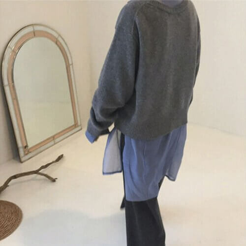 Elegant Women's Cashmere Blend Cardigan
