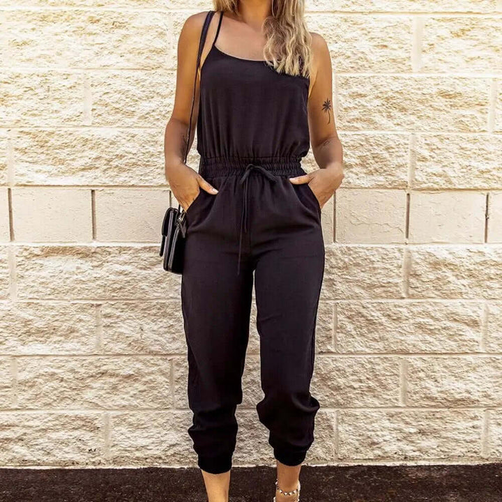 Women's Sleeveless Casual Jumpsuit