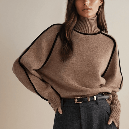 Women's Roll Collar Sweater