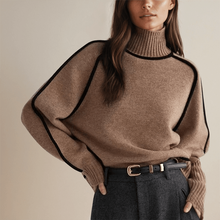 Women's Roll Collar Sweater