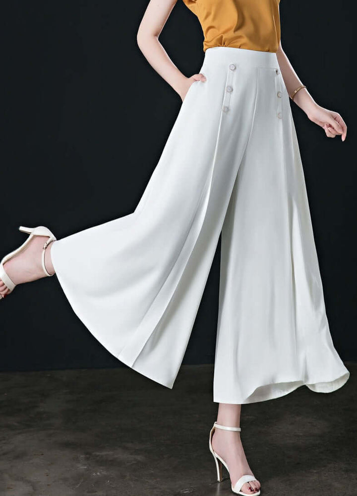 Elegant Flare Trousers - Wide Leg Style