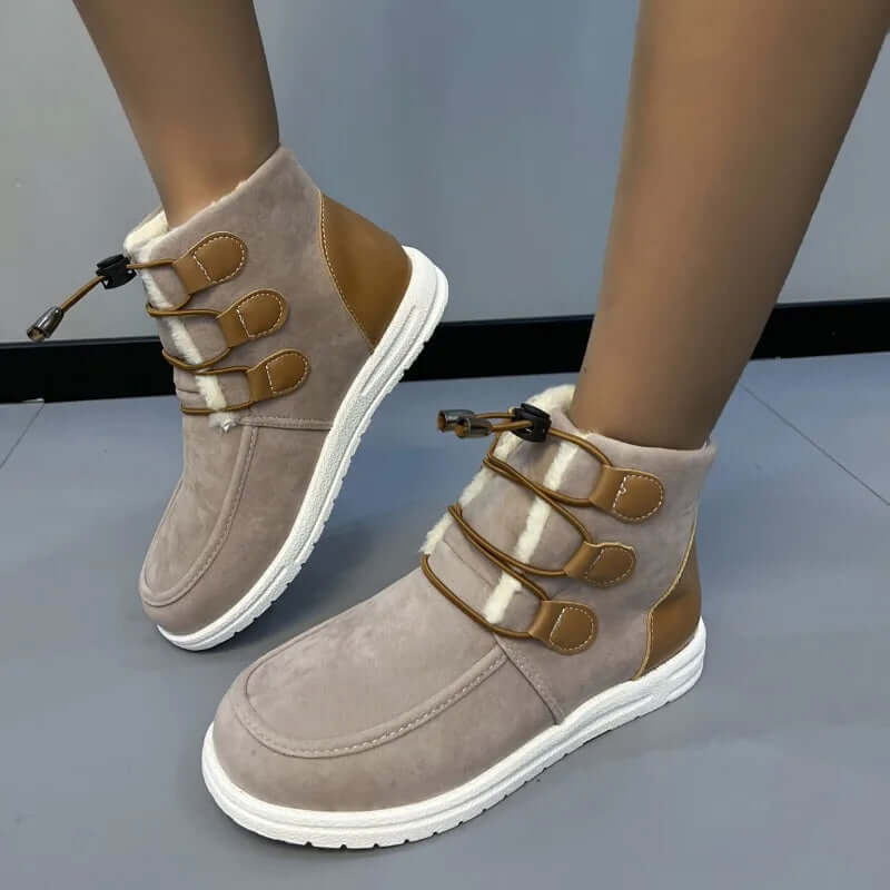 Women's Fur-Lined Winter Ankle Boots