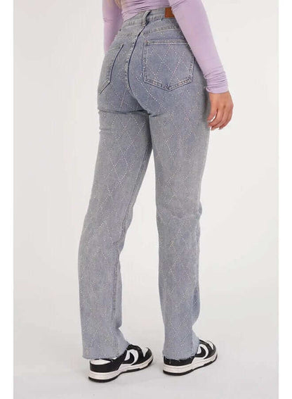 Women's Straight Leg Diamond Jeans