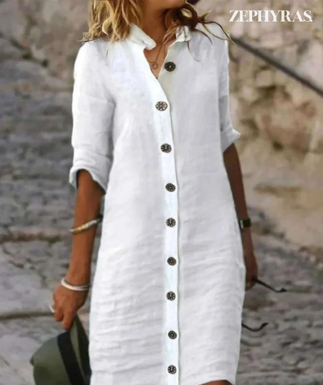 Summer Button-Down Dress