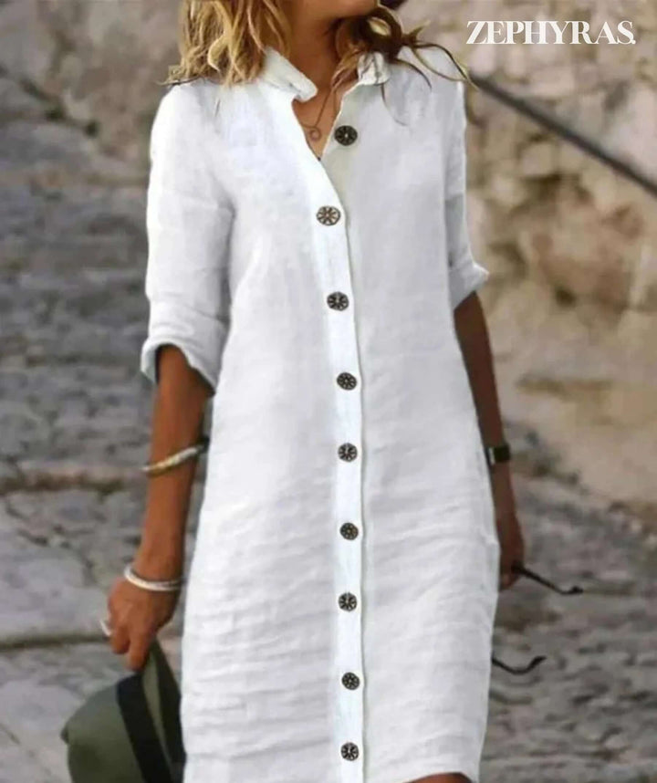 Summer Button-Down Dress