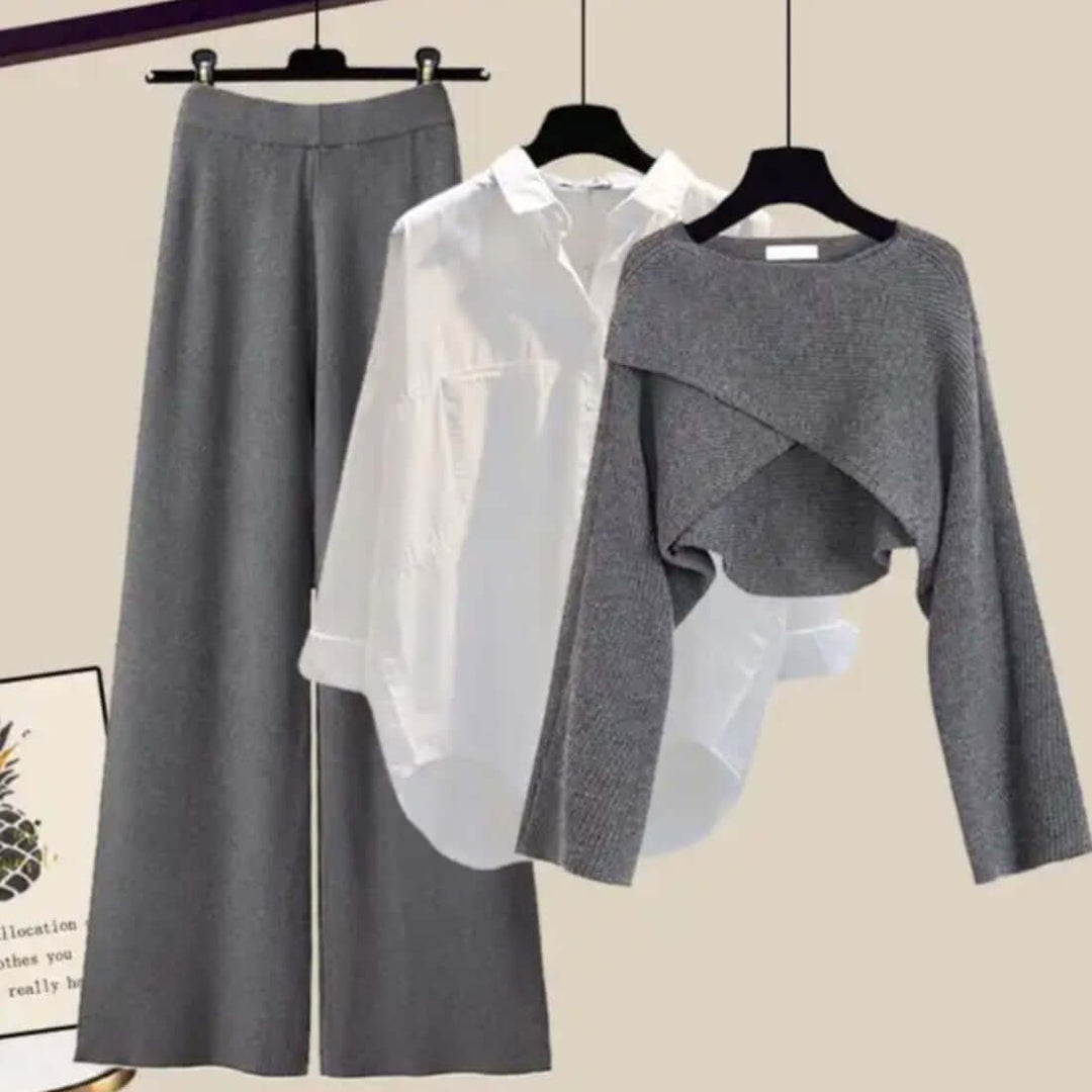Women's Vintage Three-Piece Casual Set