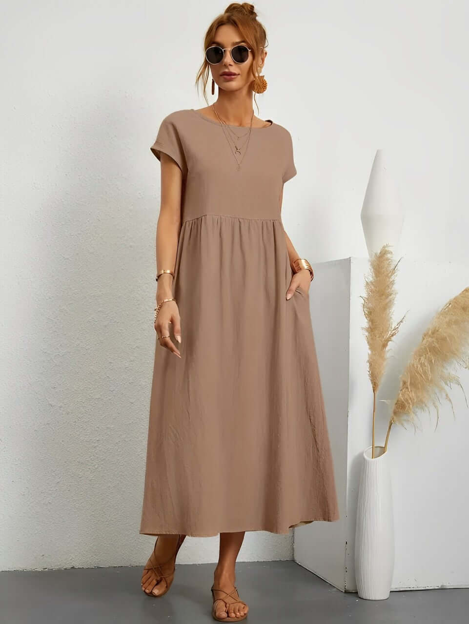 Summer Cotton Dress - Breathable & Comfortable